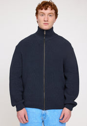 Knit Zip Cardigan