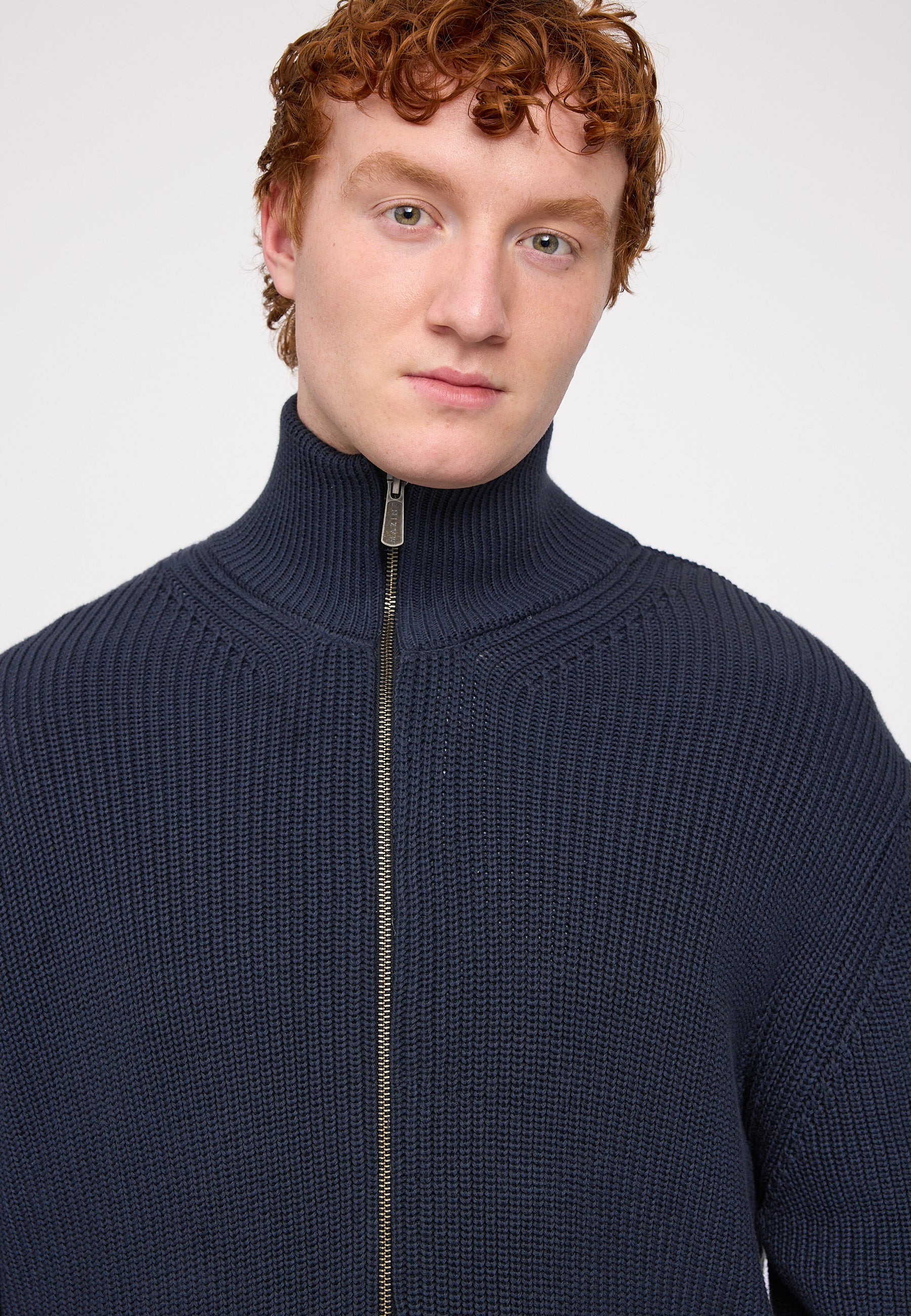 Knit Zip Cardigan
