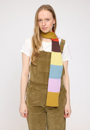 Striped Jacquard Knit Scarf