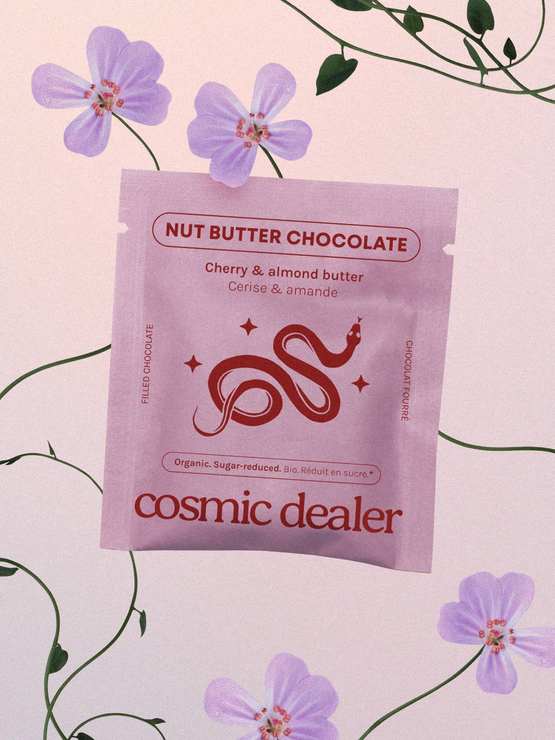 Geschenkbox mit 4 Nussbutter-Pralinen - Valentinsedition