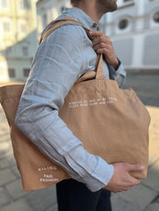Organic Shopping Bag - Scheiss di ned au