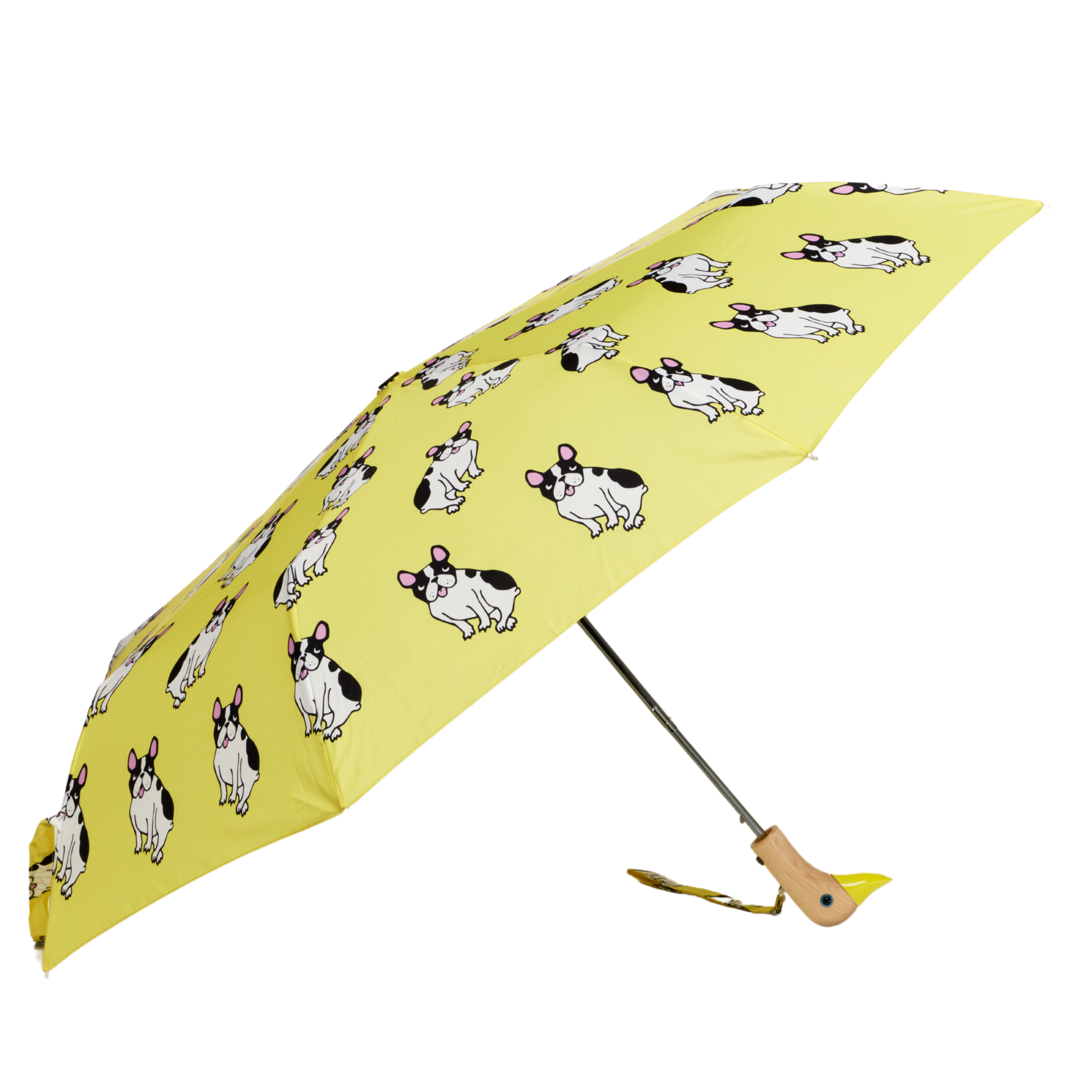 Limitierter Coucou Suzette - Gelber Frenchie Regenschirm
