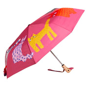 Fuchsia Arty Cats Duck-Schirm