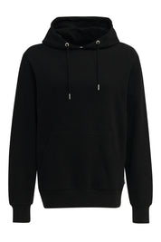 Schwarzer Kapuzenpullover mit Logo