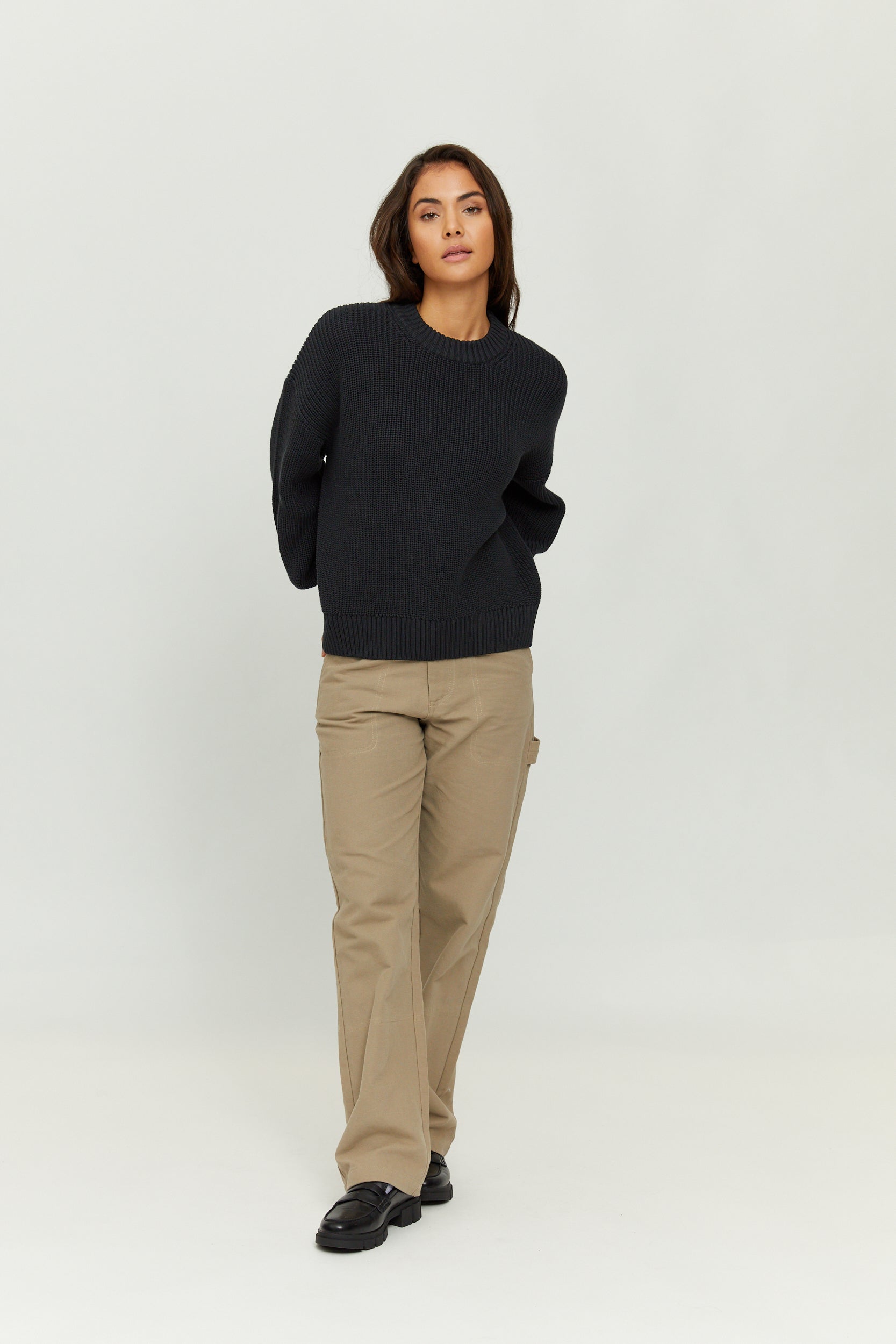 Strick-Pullover - Black
