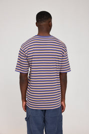 Fine Striped T - Banana/ Multicolor