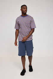 Fine Striped T - Banana/ Multicolor