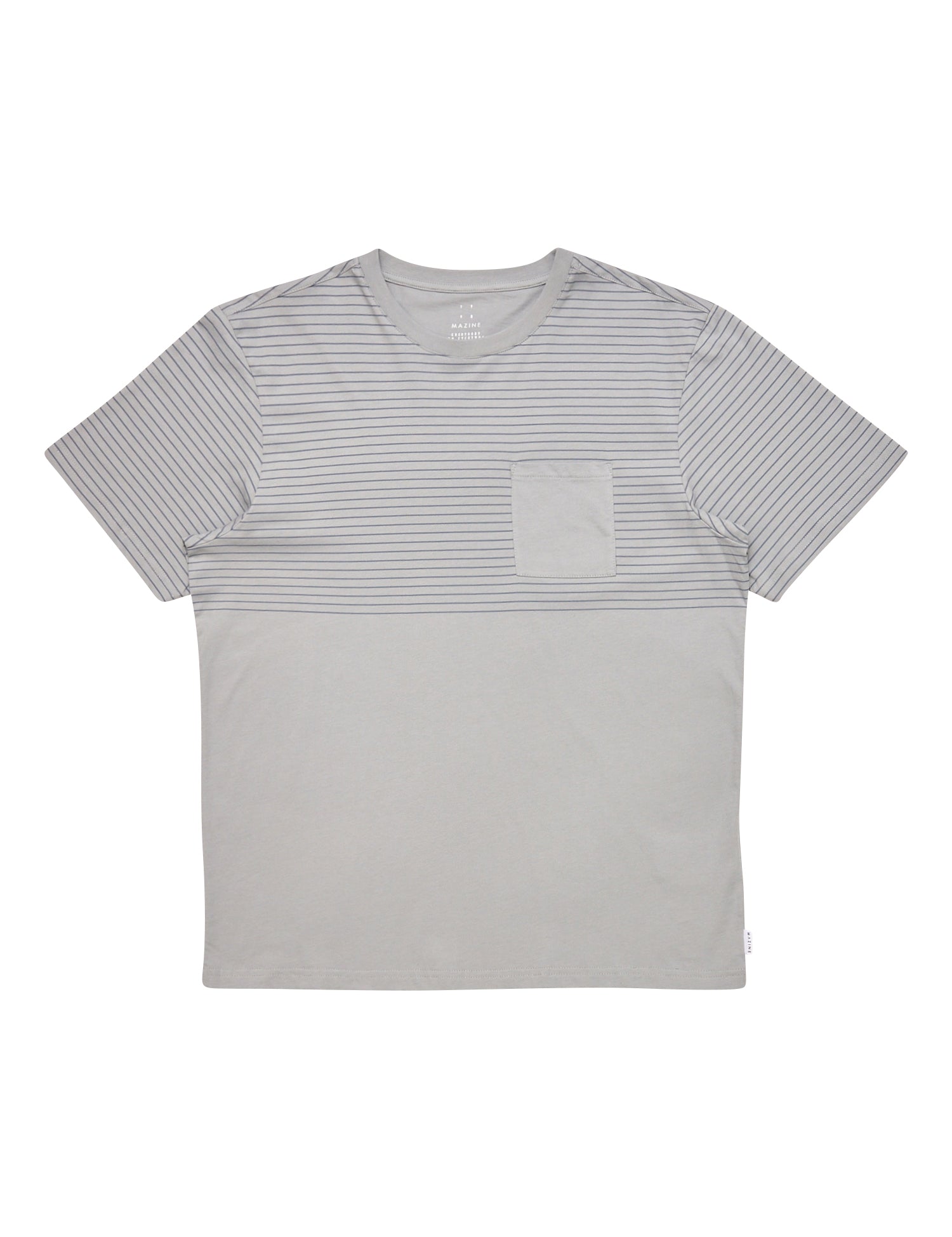 Gestreiftes T-Shirt mit Brusttasche