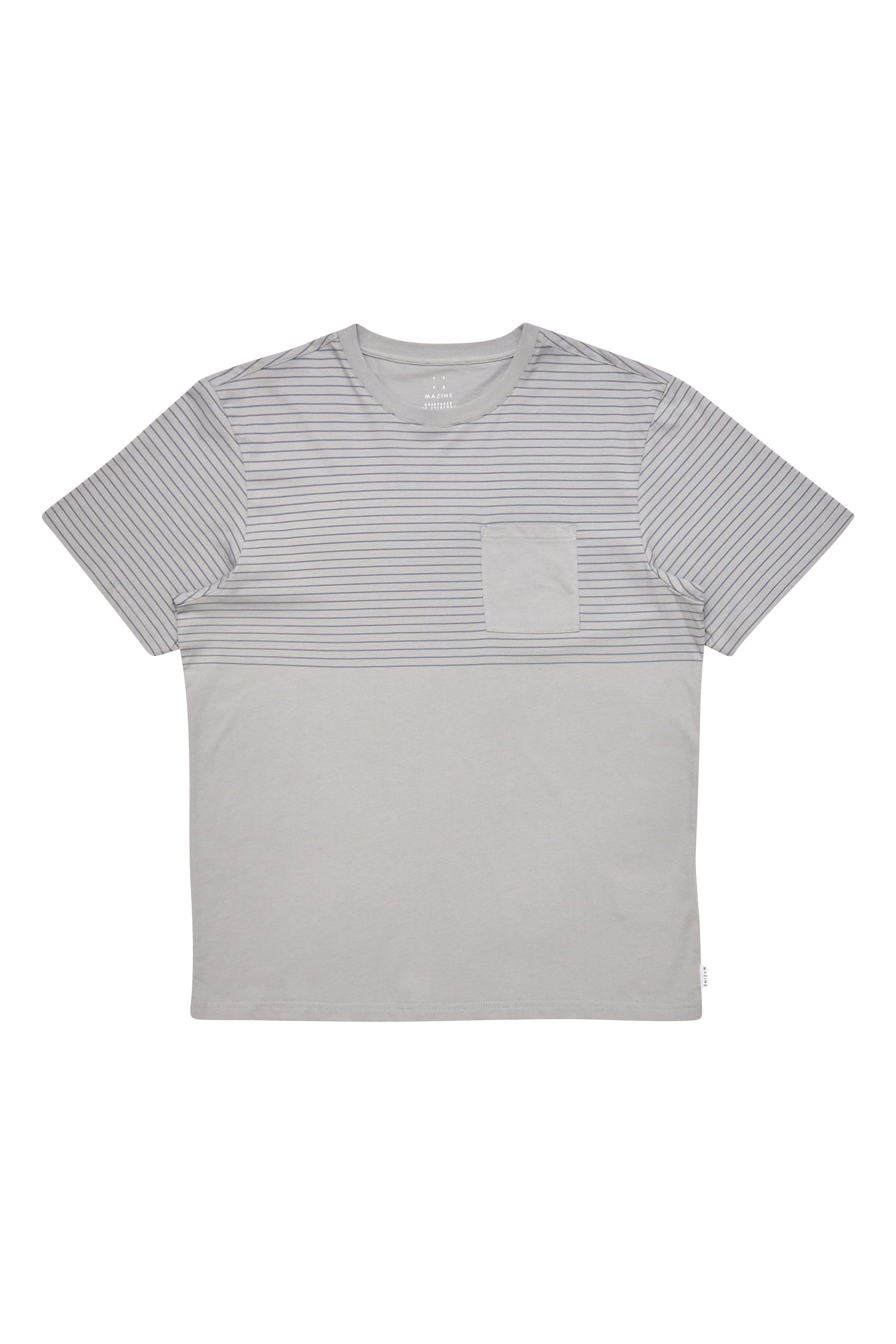 Gestreiftes T-Shirt mit Brusttasche