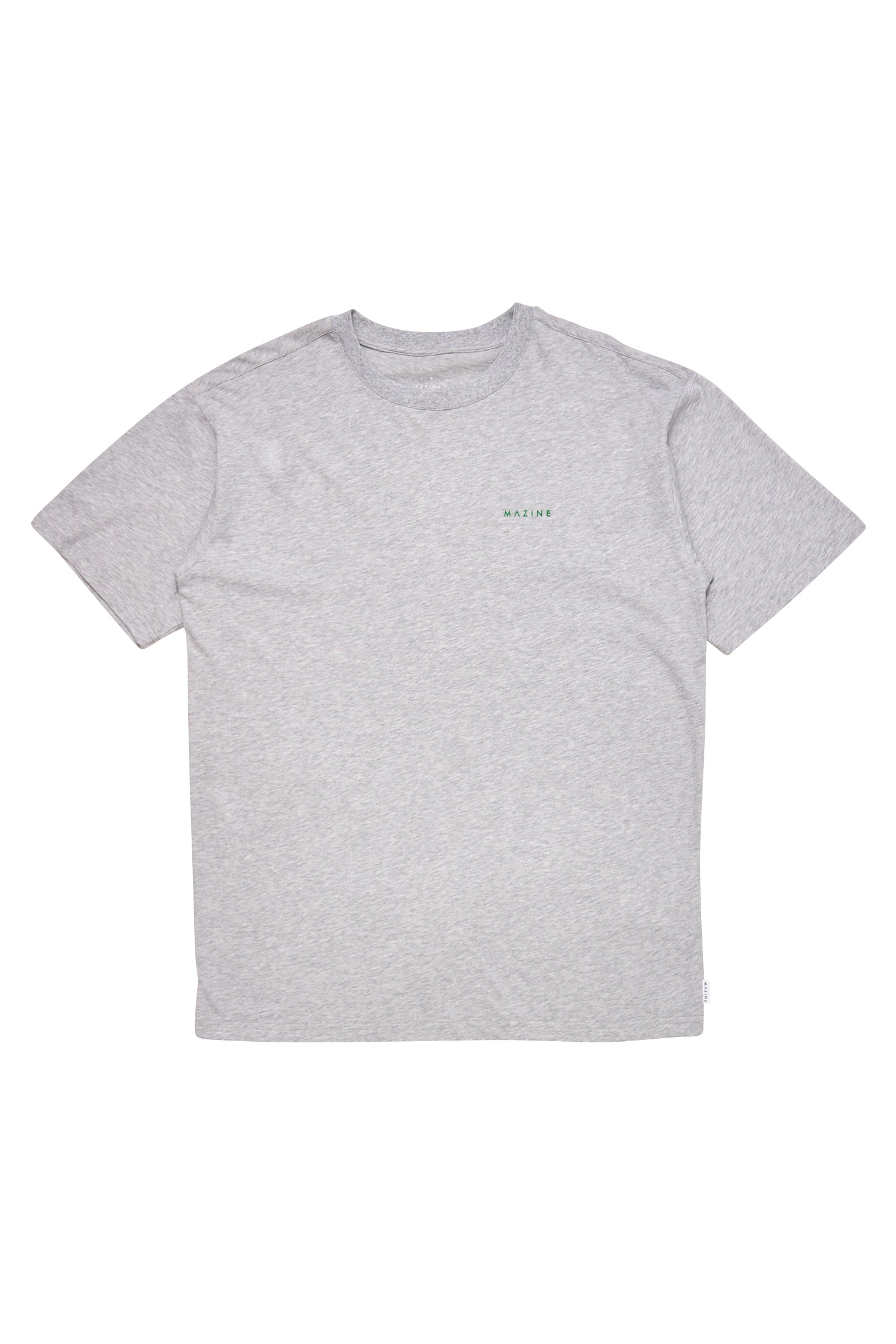 Graues T-Shirt mit Logo 'MAZINE'