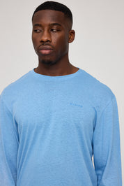 Linen Mix Longsleeve - Azur