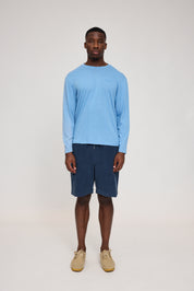Linen Mix Longsleeve - Azur