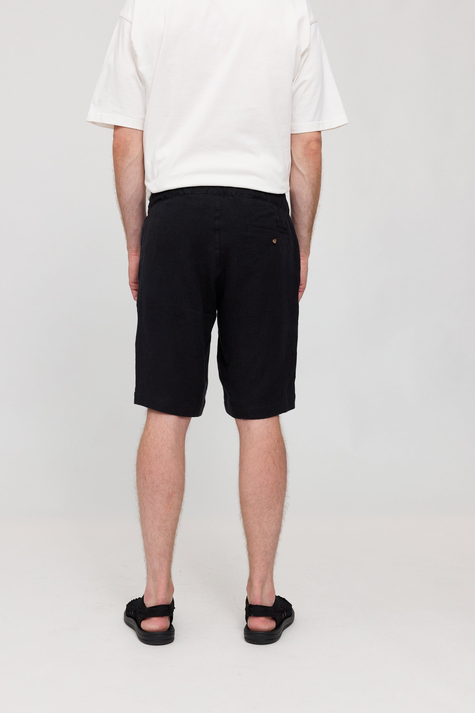 Regular Linen Shorts