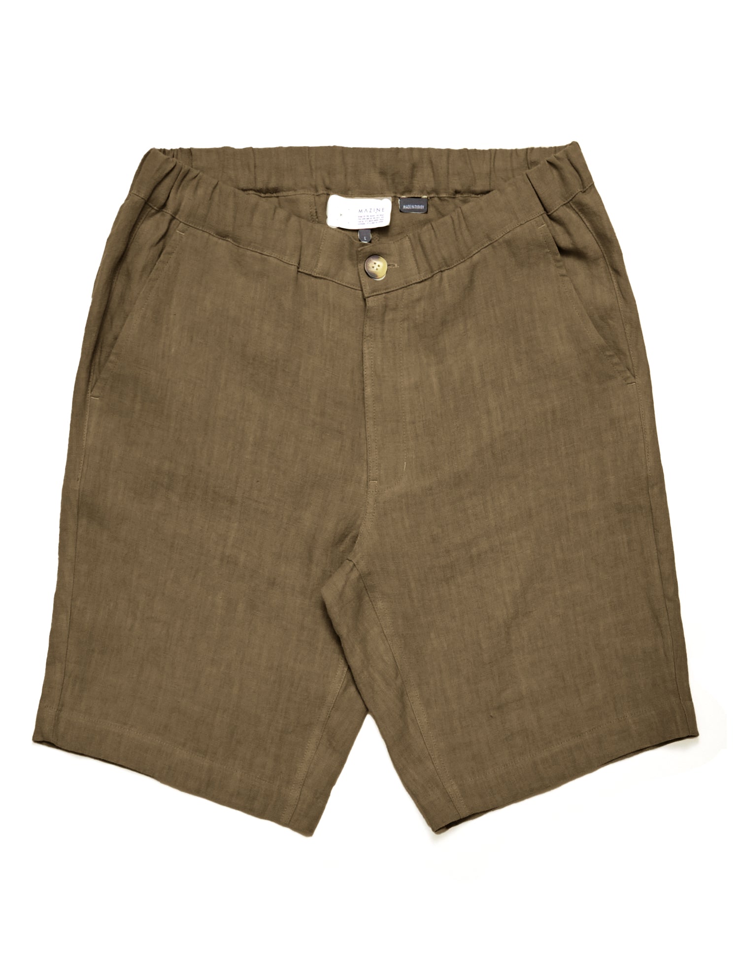 Regular Linen Shorts