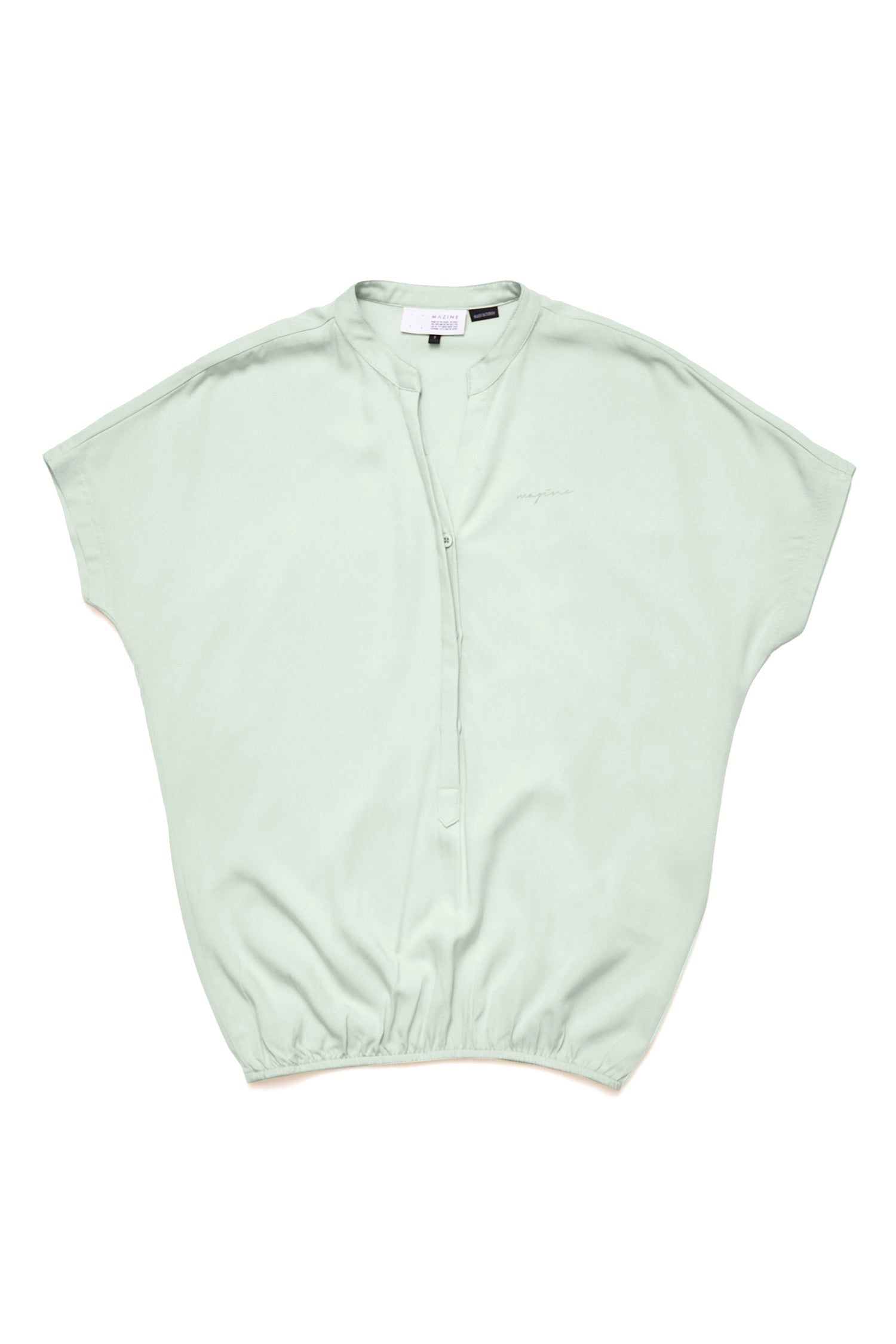 V-Neck Blouse - Misty Jade