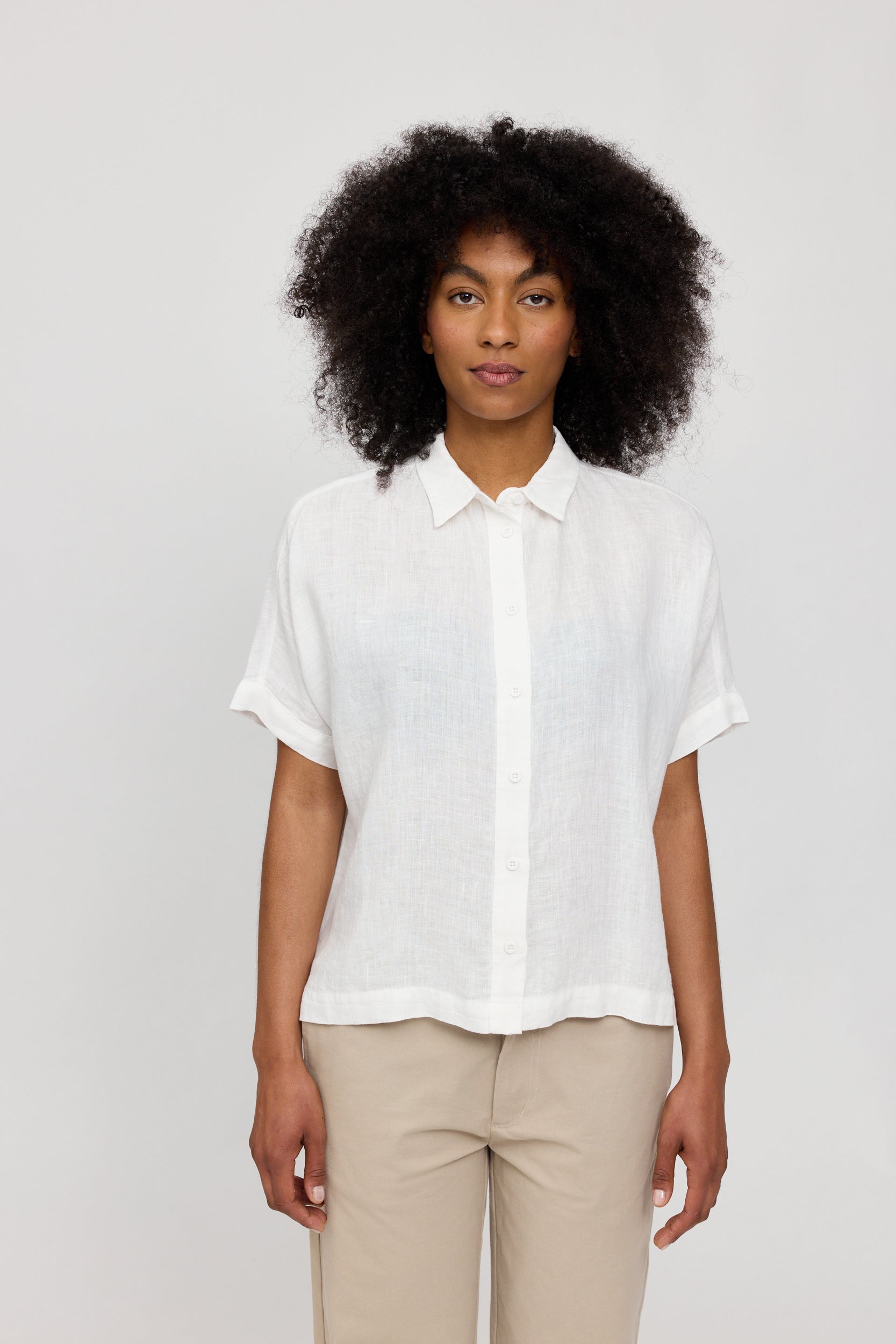 Short Sleeve Linen Shirt