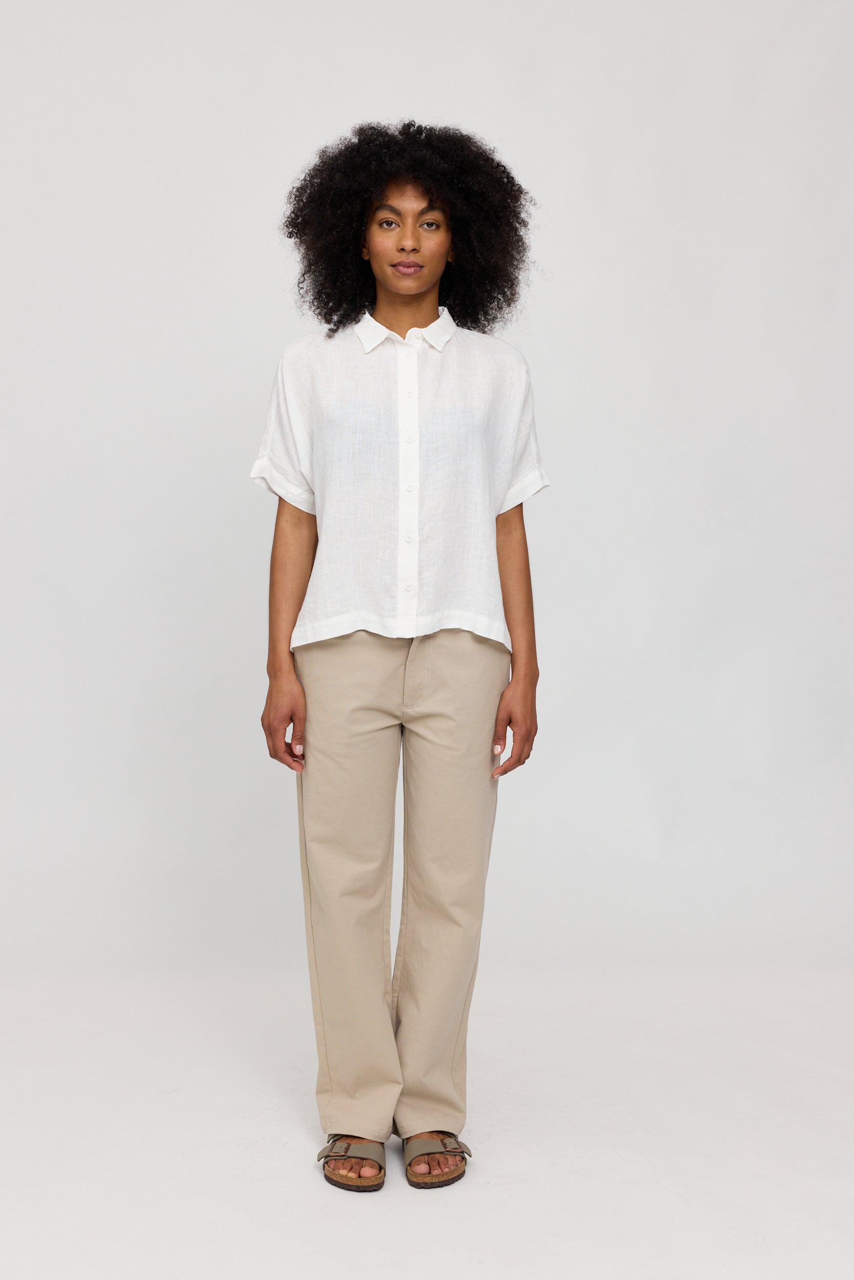 Short Sleeve Linen Shirt