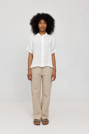 Short Sleeve Linen Shirt