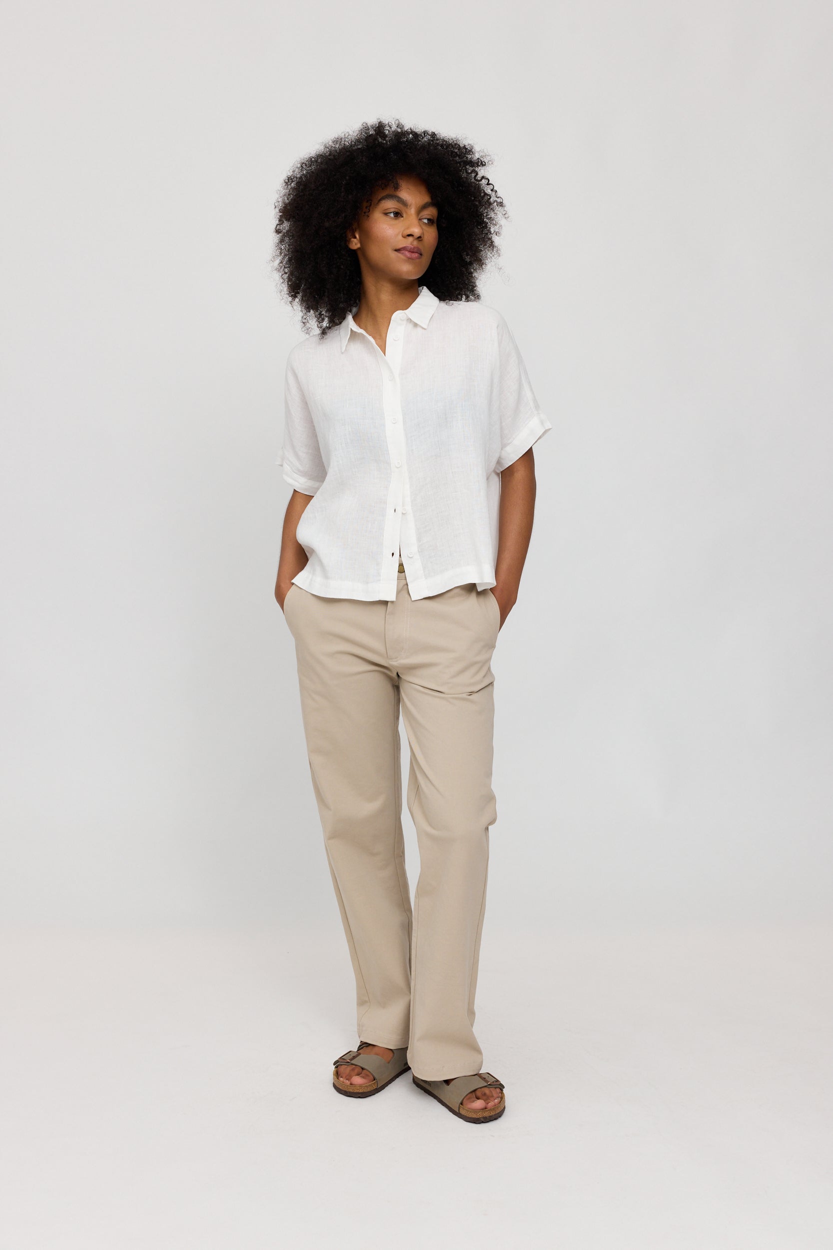 Short Sleeve Linen Shirt