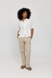 Short Sleeve Linen Shirt