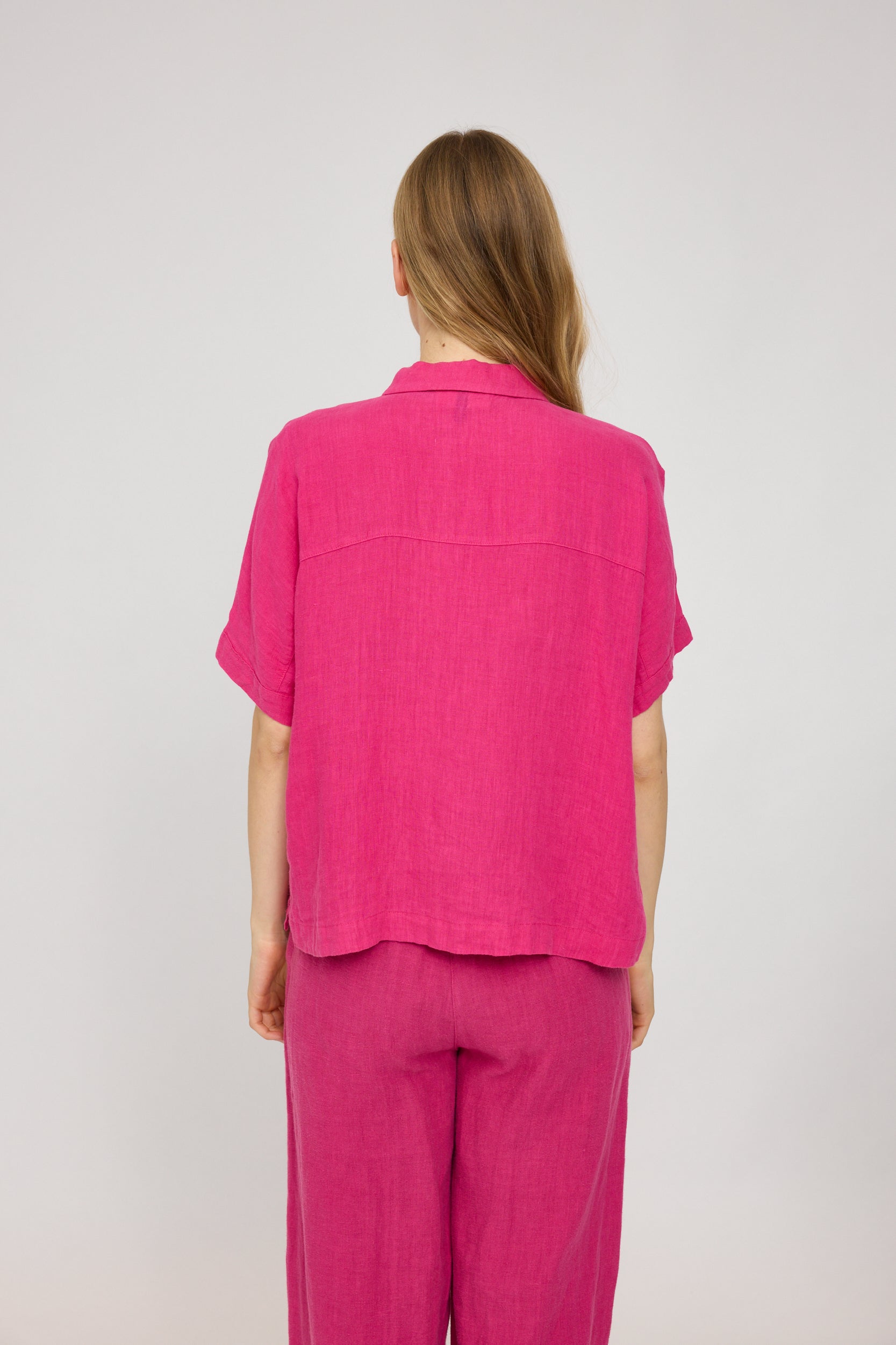 Short Sleeve Linen Shirt