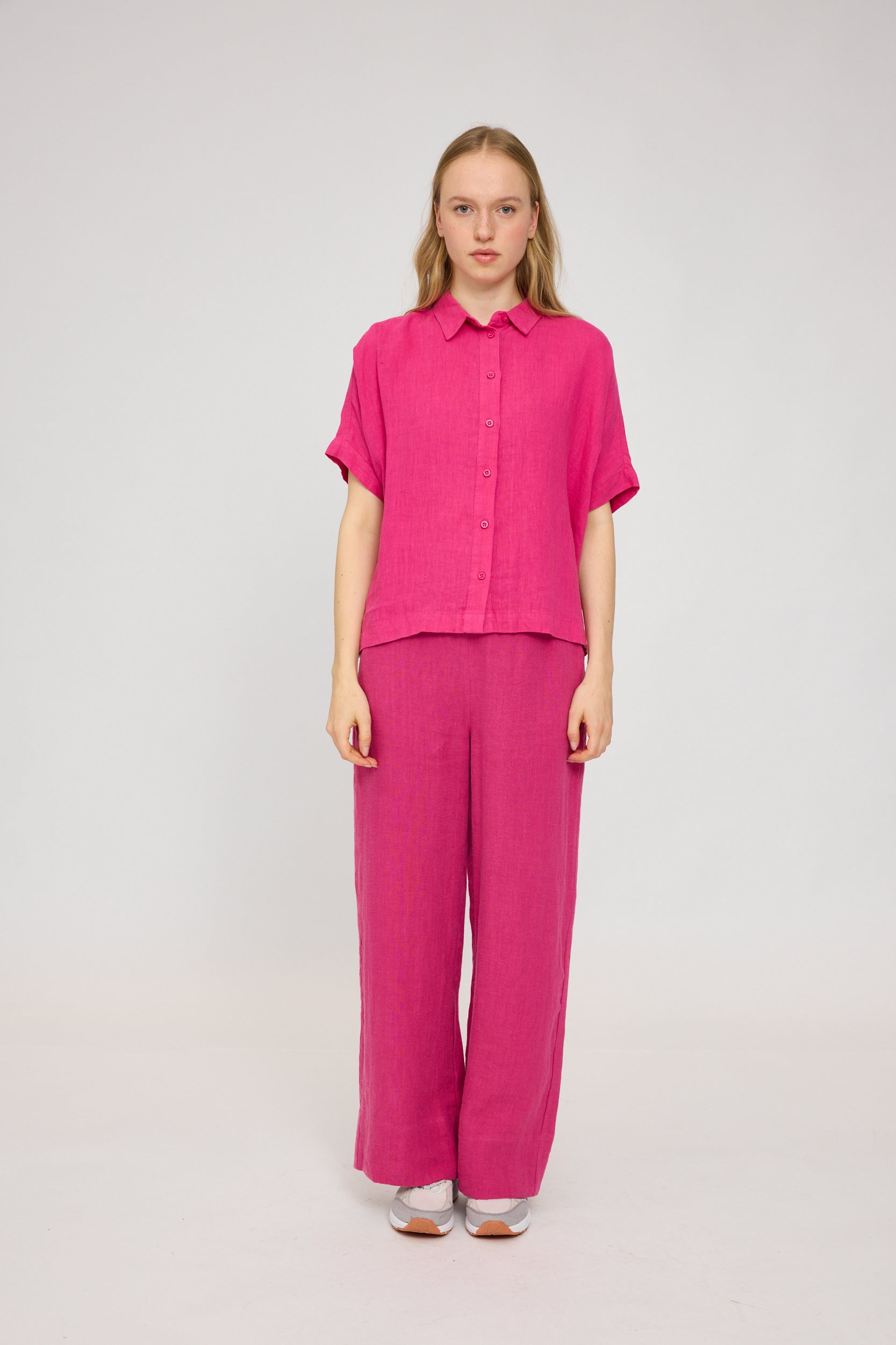 Short Sleeve Linen Shirt