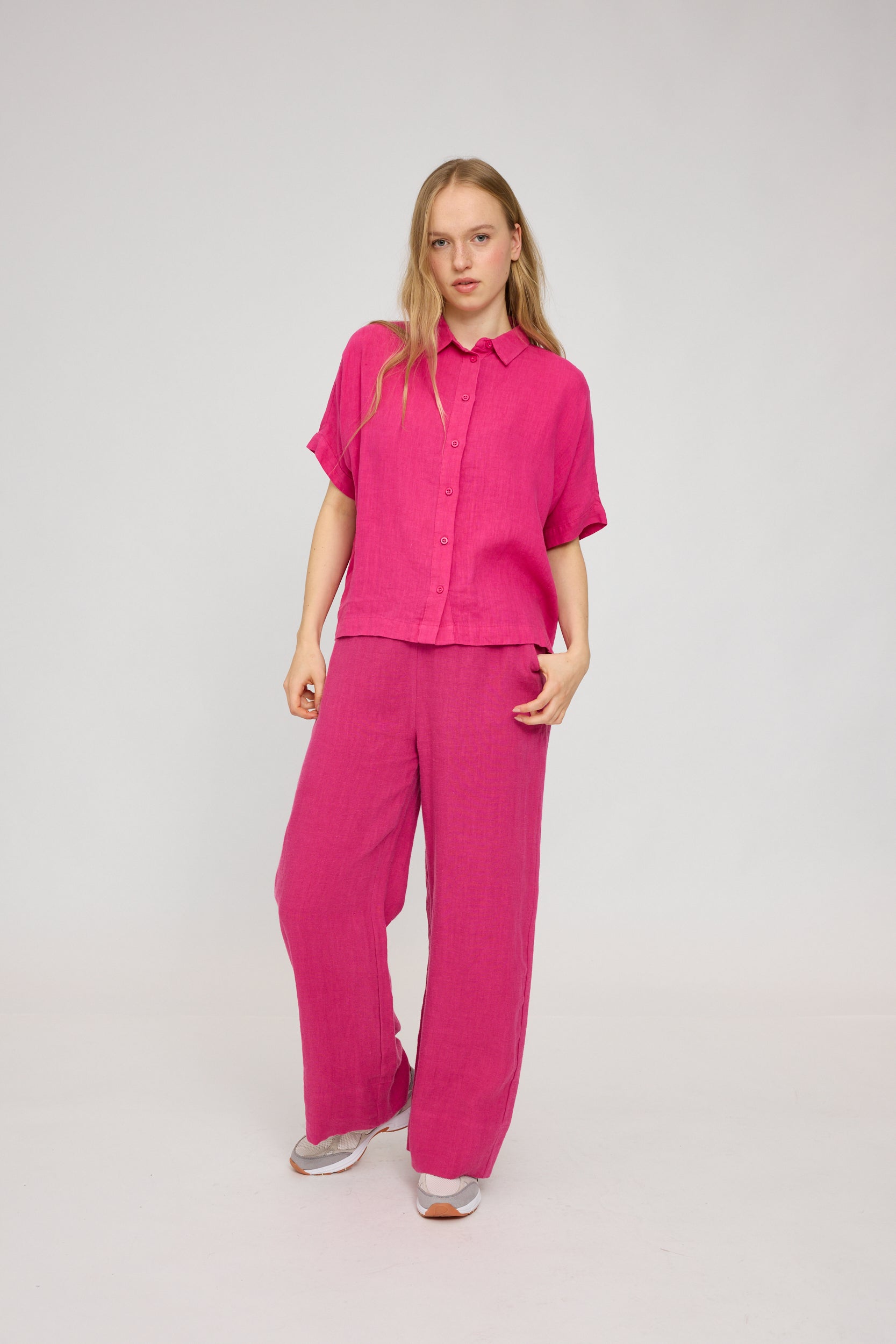 Short Sleeve Linen Shirt