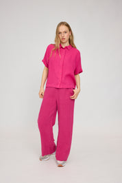 Short Sleeve Linen Shirt