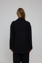 Linen Blazer Wide