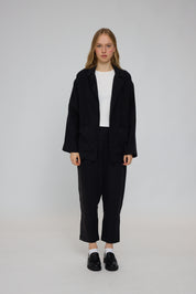 Linen Blazer Wide
