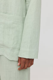 Linen Blazer Wide