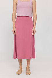 Midi Skirt - Pink Rose