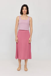Midi Skirt - Pink Rose