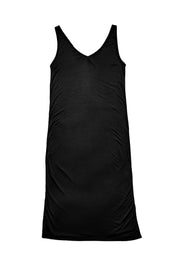 Midi Jersey Tank Dress - Black