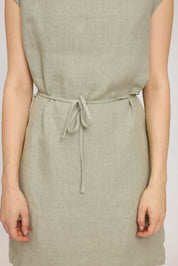Linen Mini Dress - Seagrass