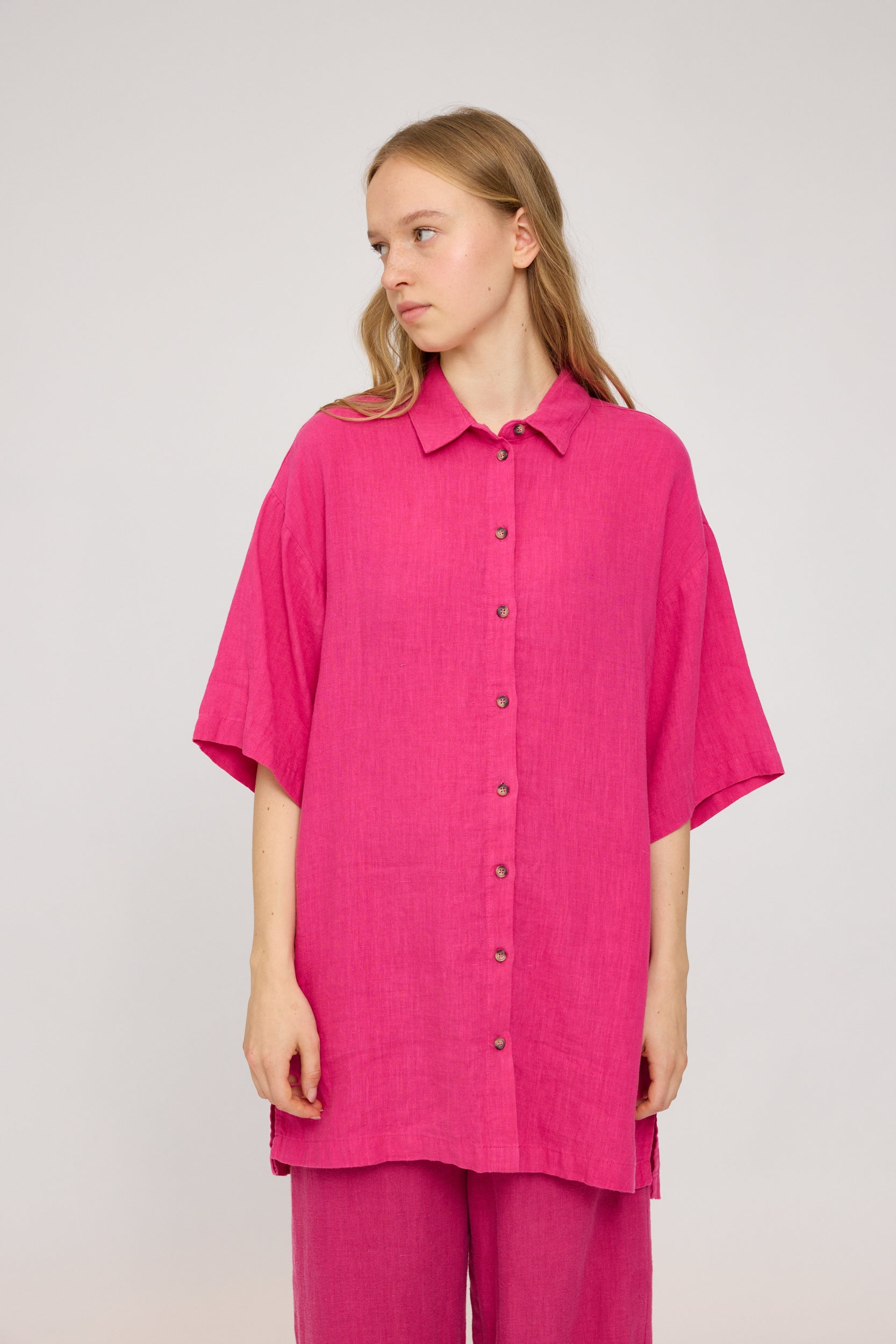 Linen Shirt Dress