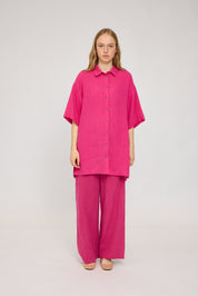 Linen Shirt Dress