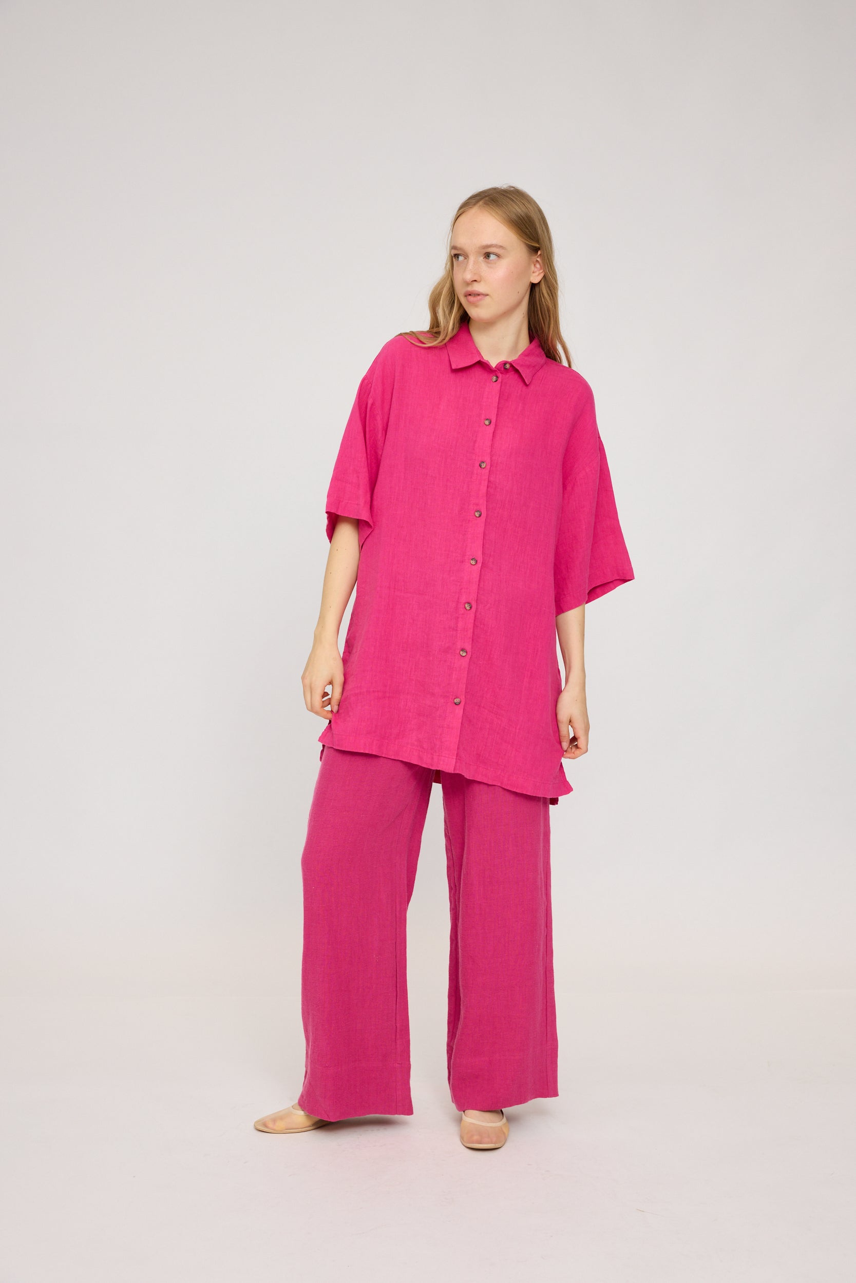 Linen Shirt Dress