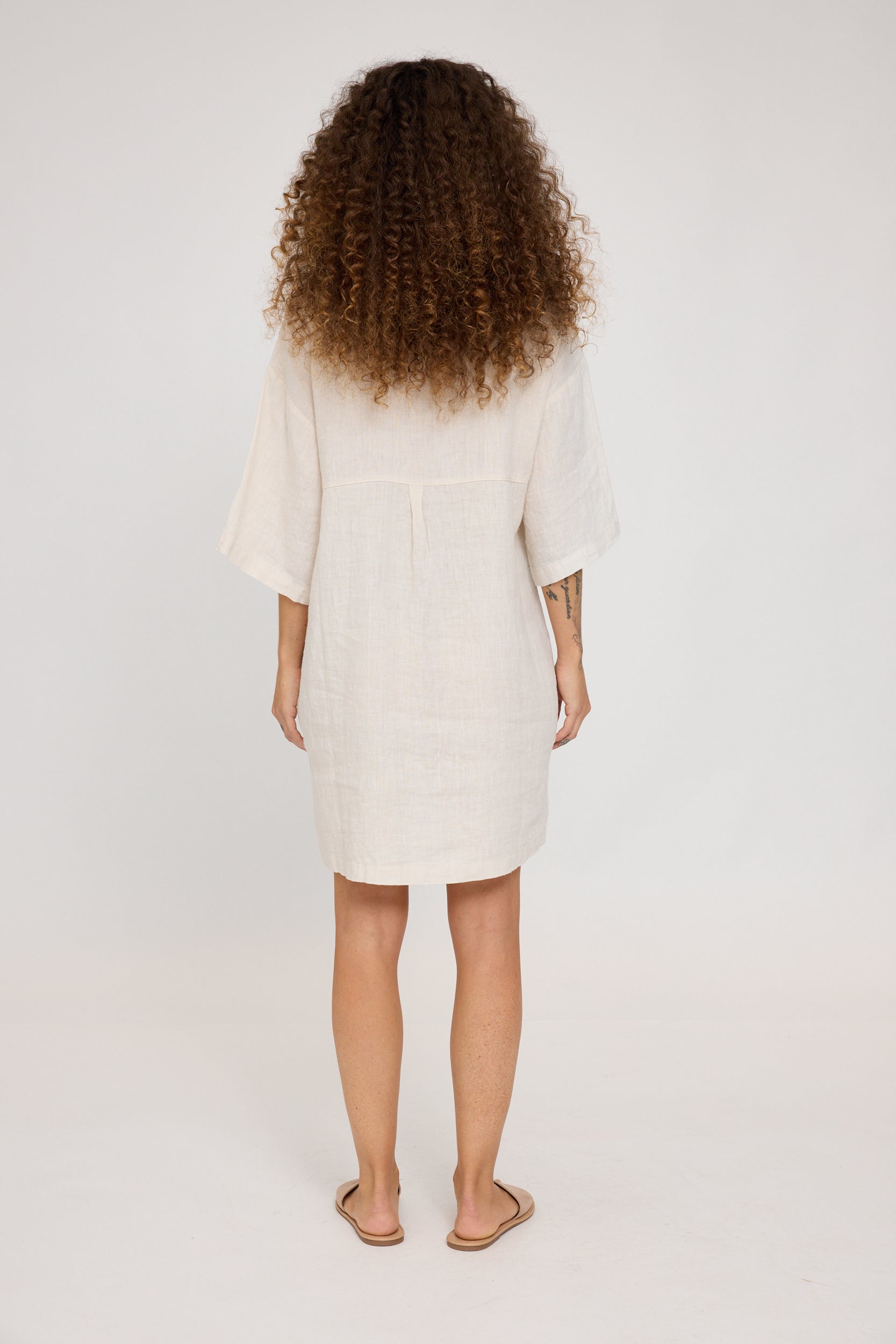 Linen Shirt Dress