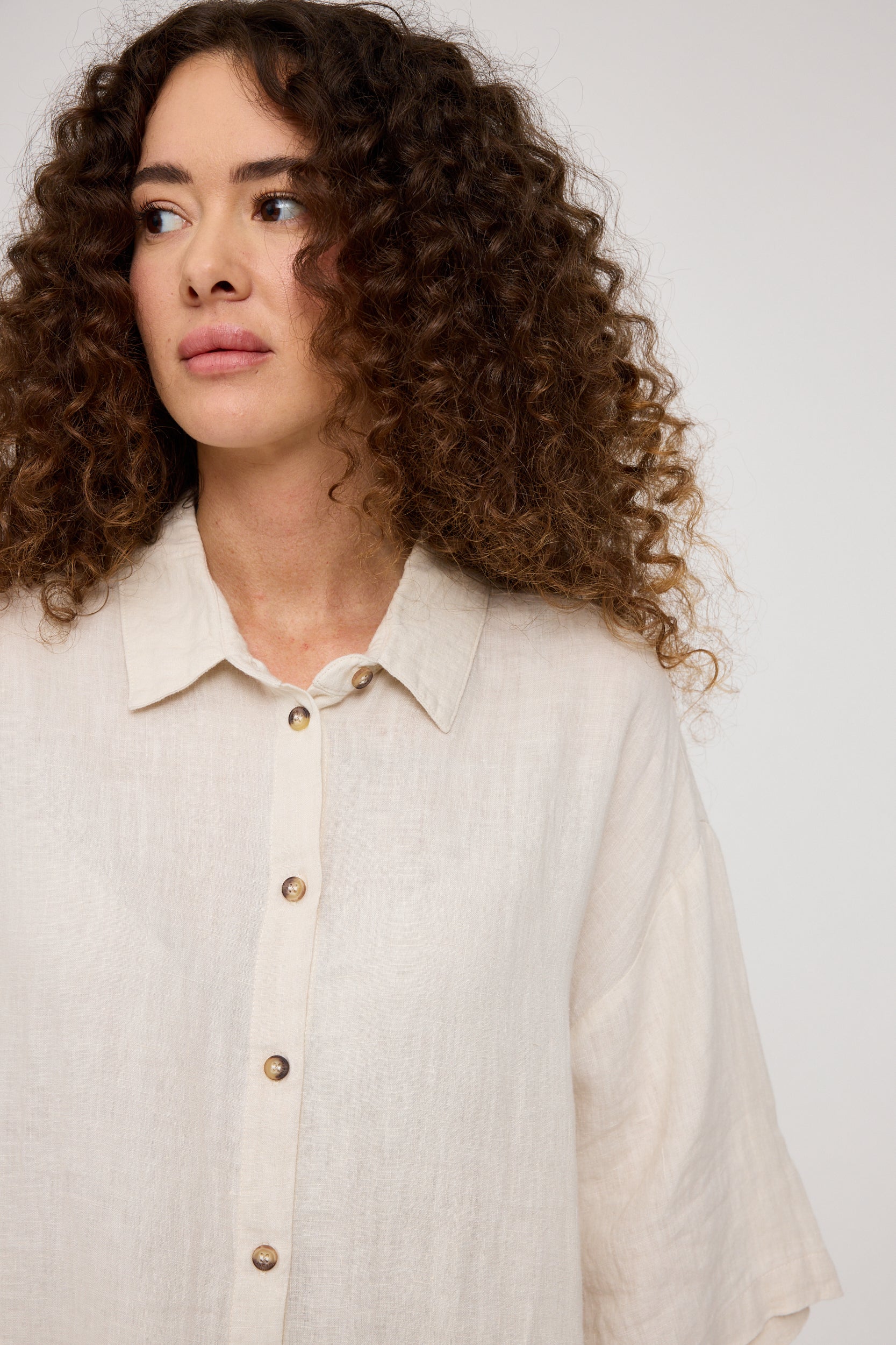 Linen Shirt Dress