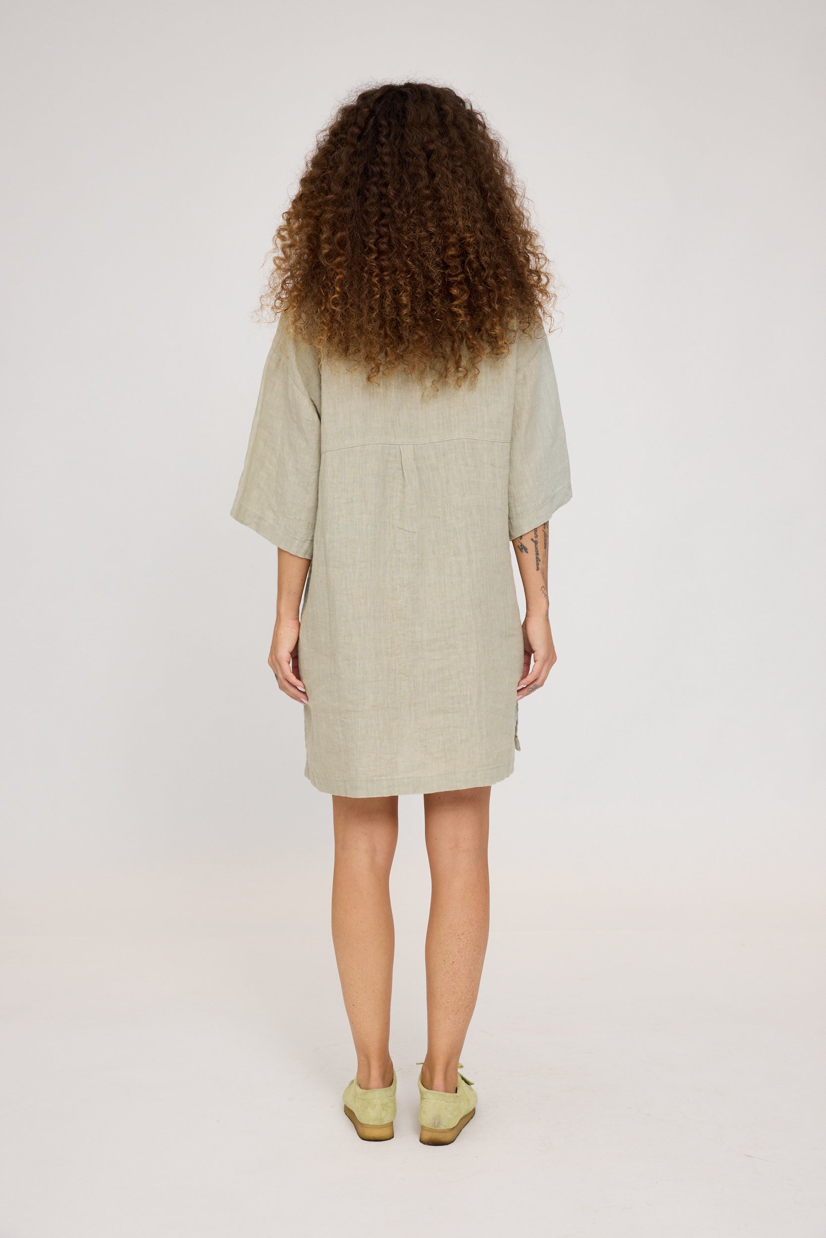 Linen Shirt Dress