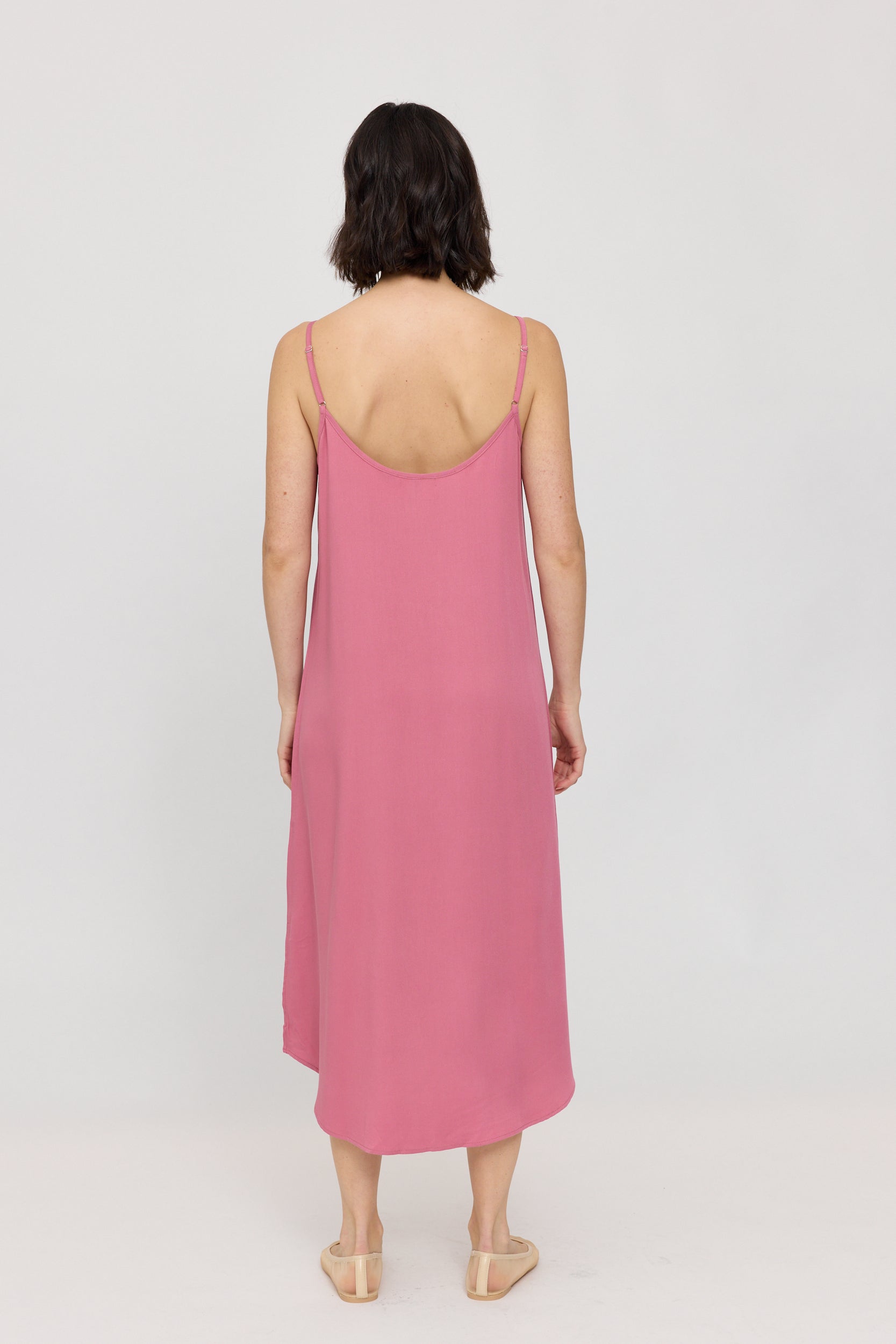 Strap Dress - Pink Rose