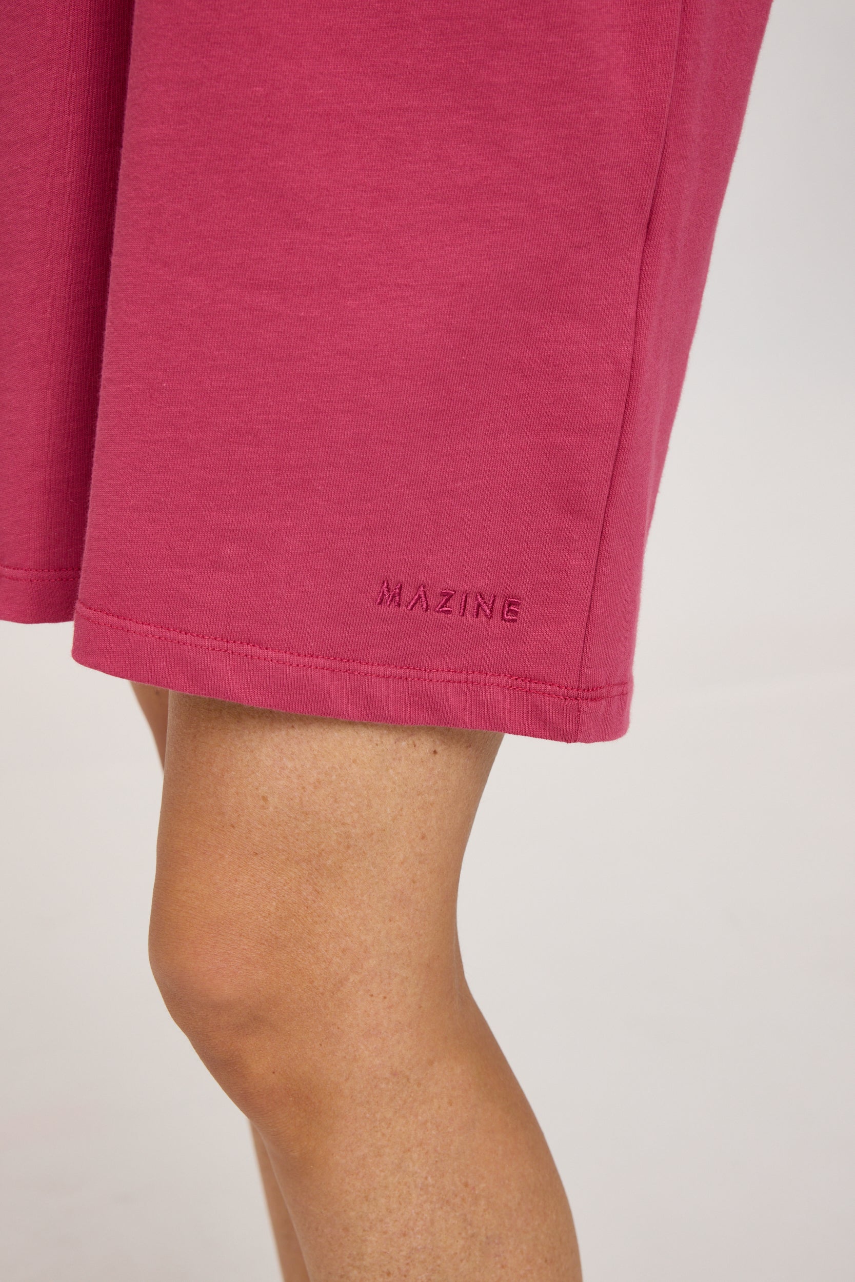 Rosa Sweater mit Markenschriftzug 'MAZINE'