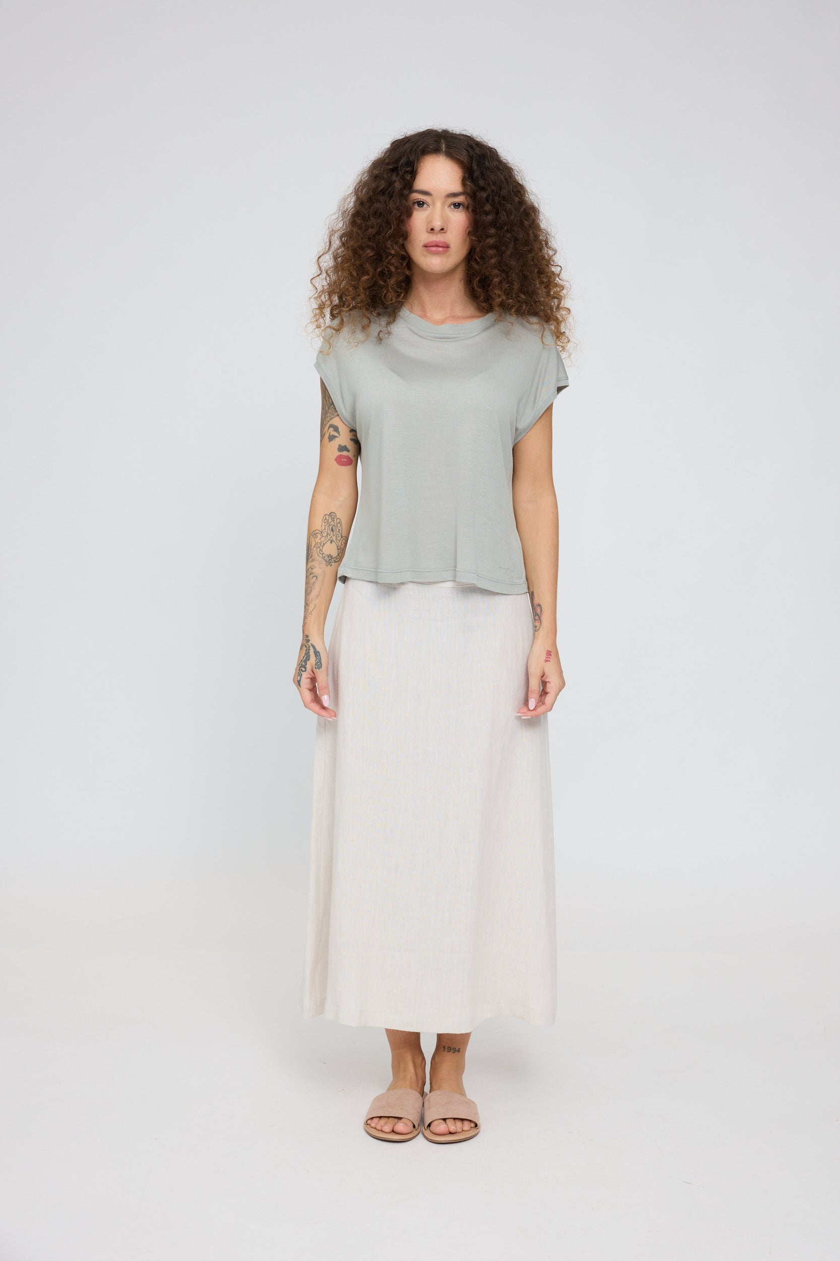 Cropped T Loose Fit