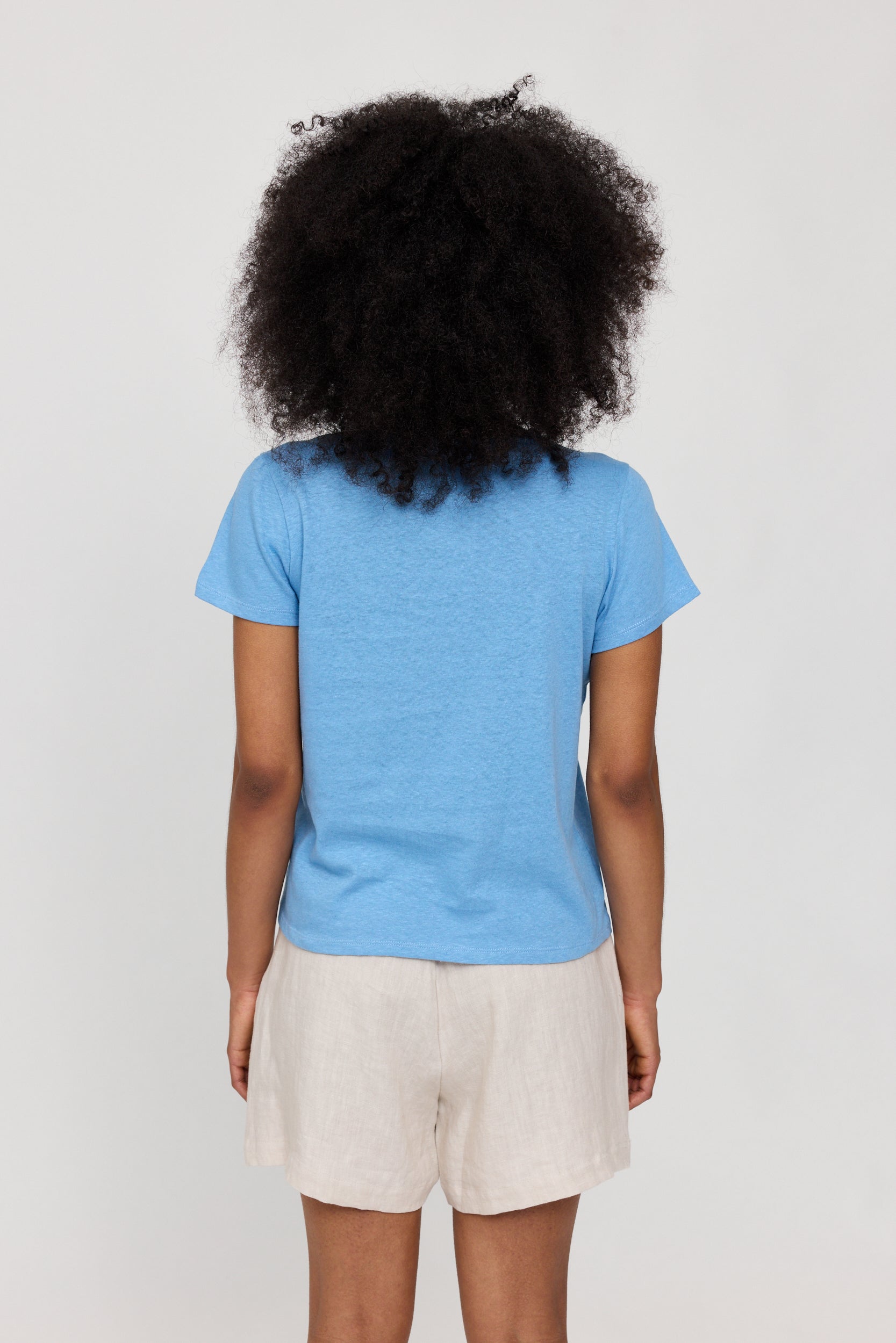 Linen Mix Basic T