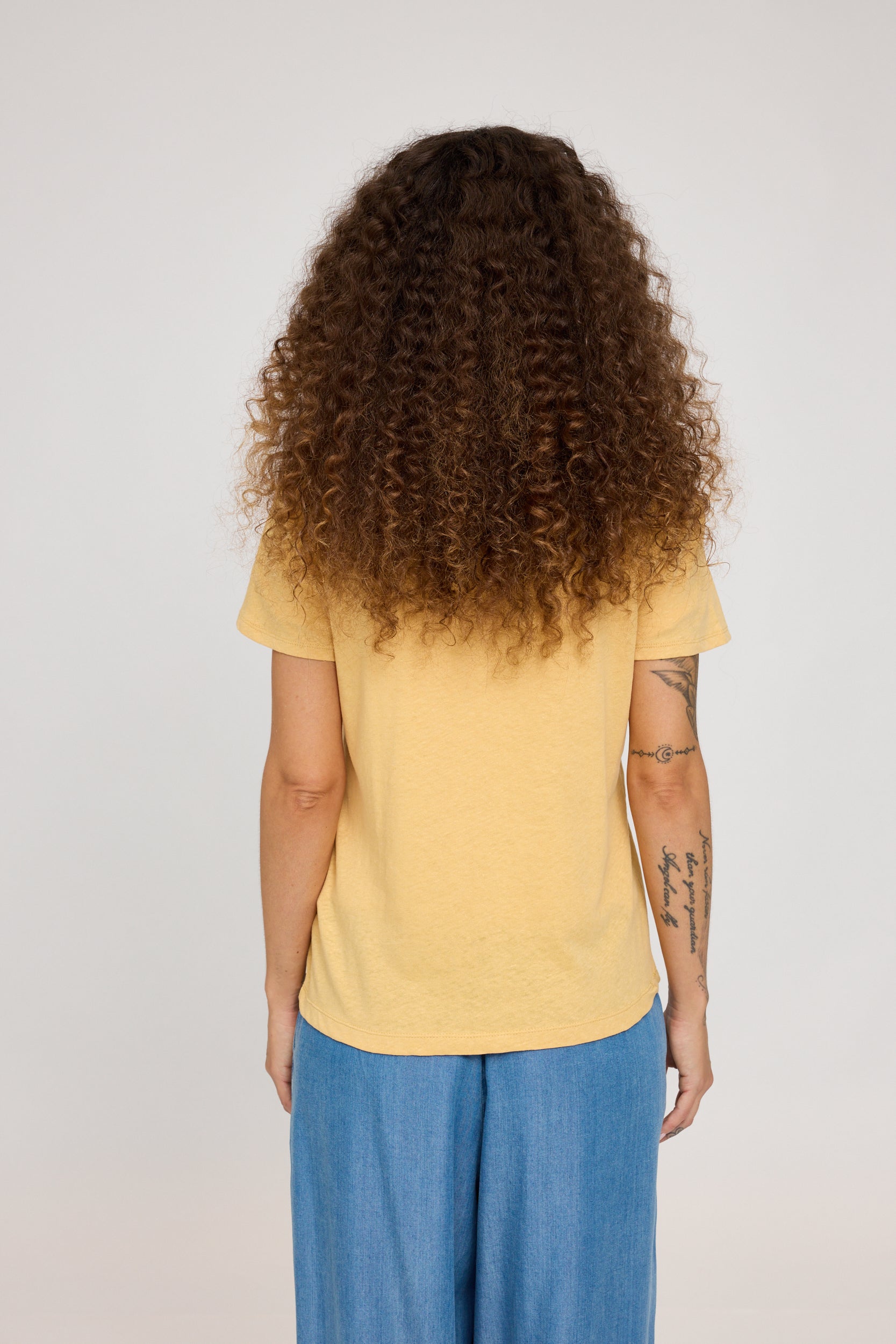 Linen Mix Basic T