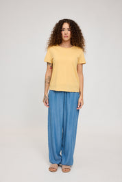 Linen Mix Basic T