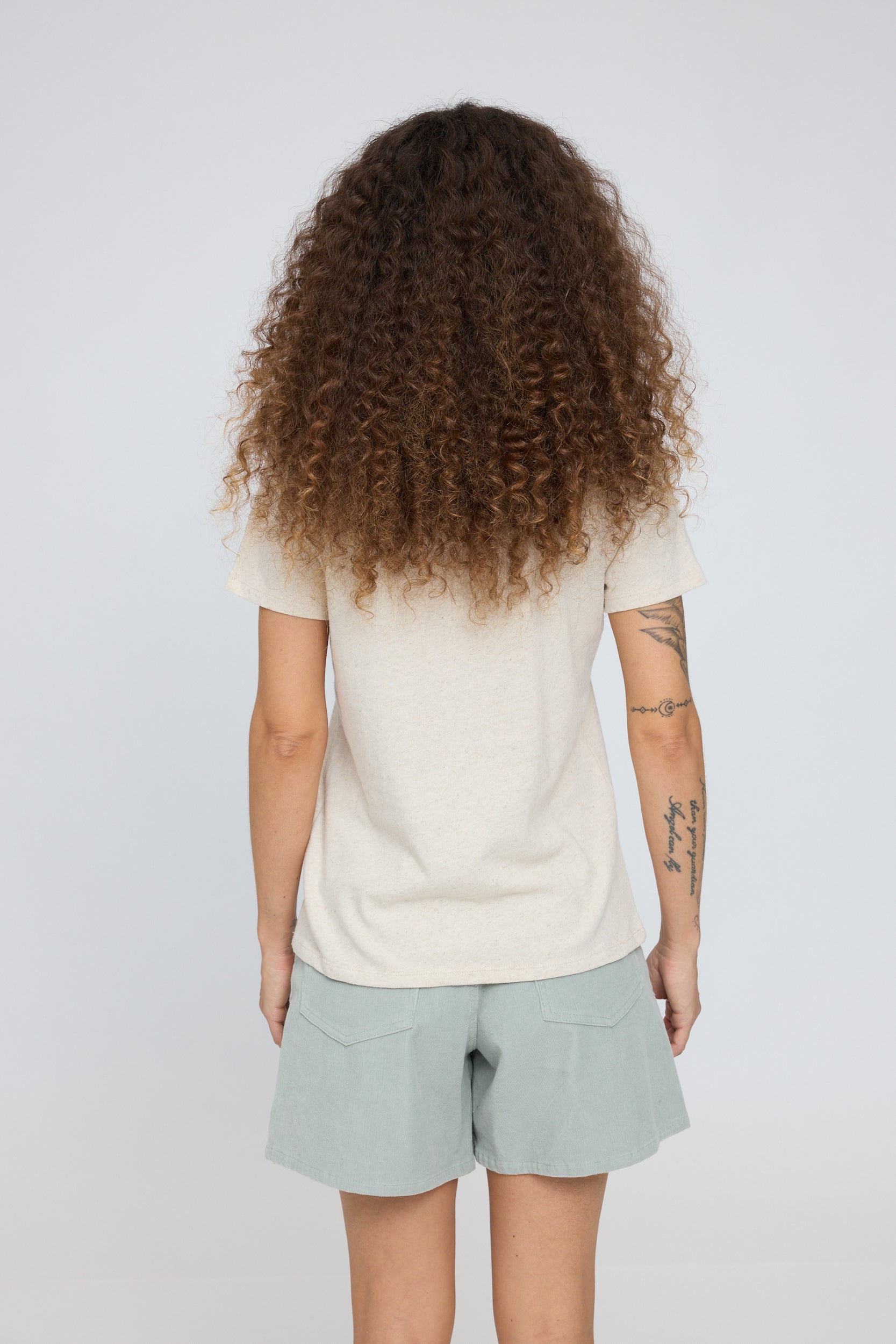Linen Mix Basic T