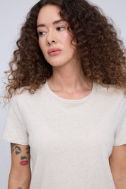 Linen Mix Basic T
