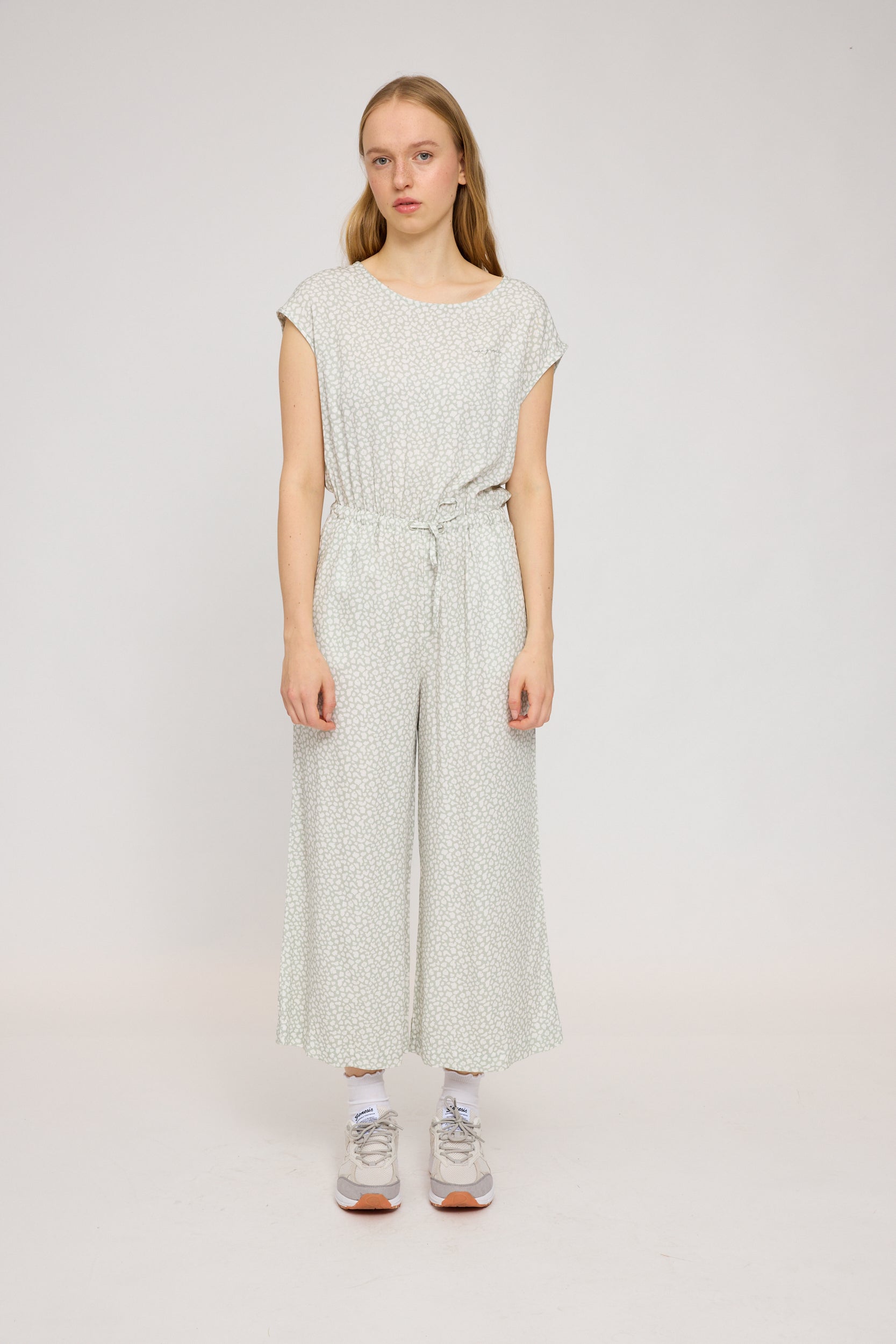 Printed Jumpsuit - Misty Jade